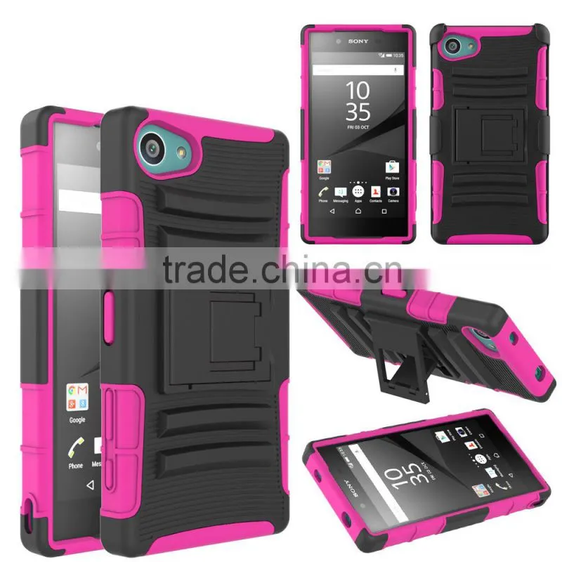 New arrival Fashion Hard Future Armor Impact Hybrid Hard Case Cover case for sony xperia z5 compact alibaba china