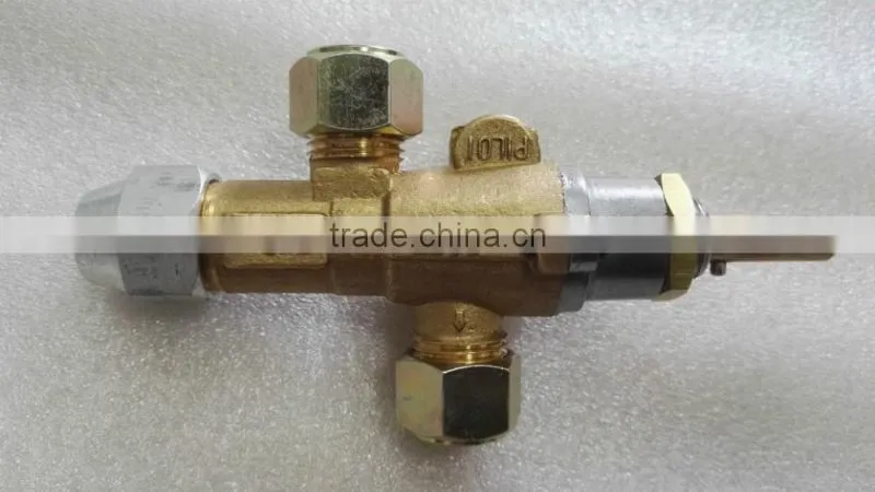 Hot sale industrial brass thermocouple gas detector with shut-off valve with pilot igniter