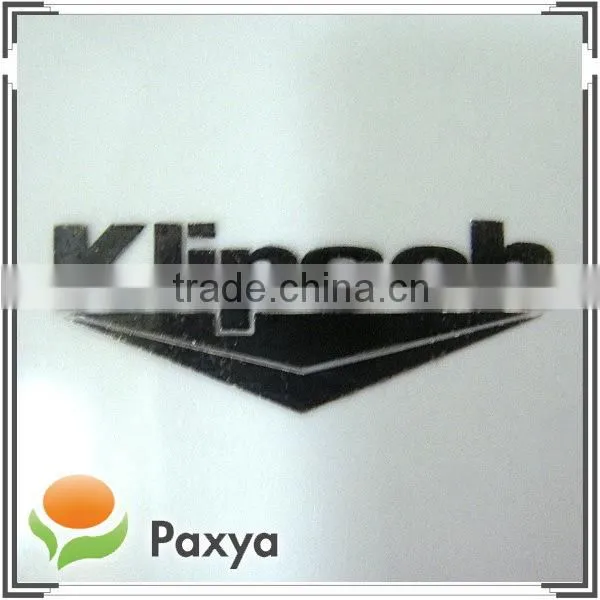 Custom individual gold thin nickel electroformed sticker