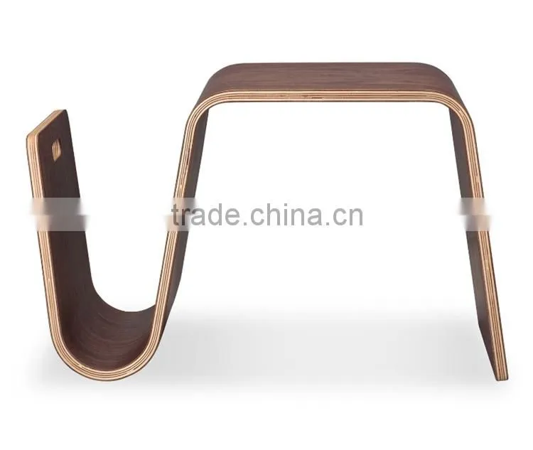 wood scando modern bendwood side table
