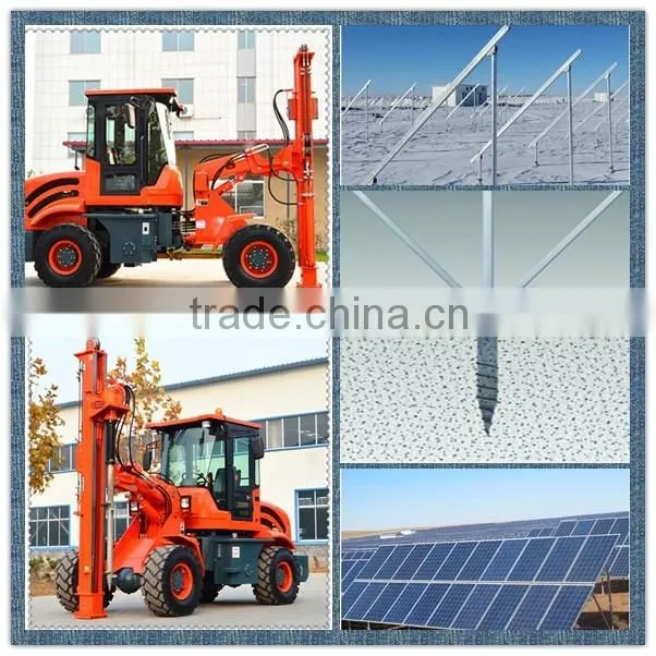 Highway Guardrail Hydraulic Pile Driver for Installing Steel Posts