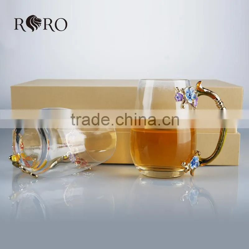 pewter design craft enamel gift water glass, beer mug