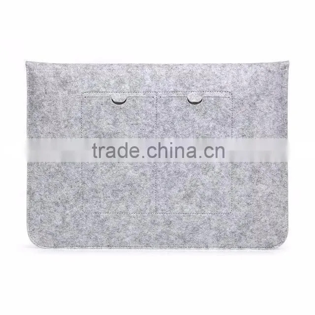 New For Macbook Wool Felt laptop sleeve 15inch Laptop bag, 2016 Trending Product