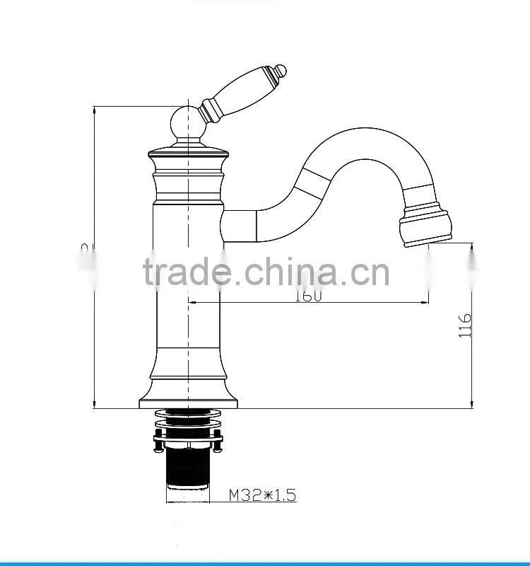 Royal Antique style Brass Faucet