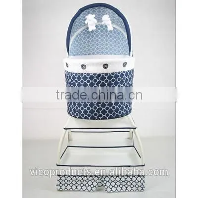soft and comfortable baby bassinet with rocker