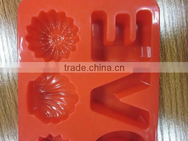 Valentine promotion mini silicone chocolate mold