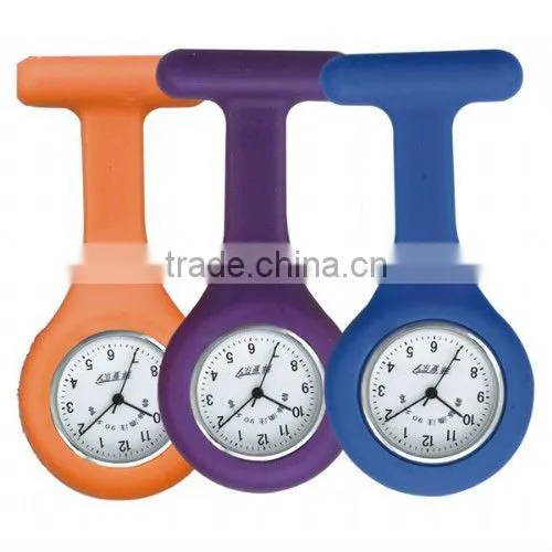 hot sell fashion silicone nurse watches for sale