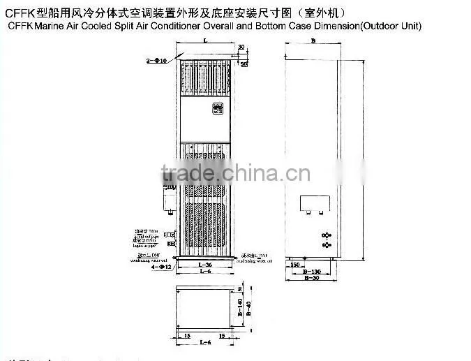 HVAC Air Cooled Split Air Conditioner
