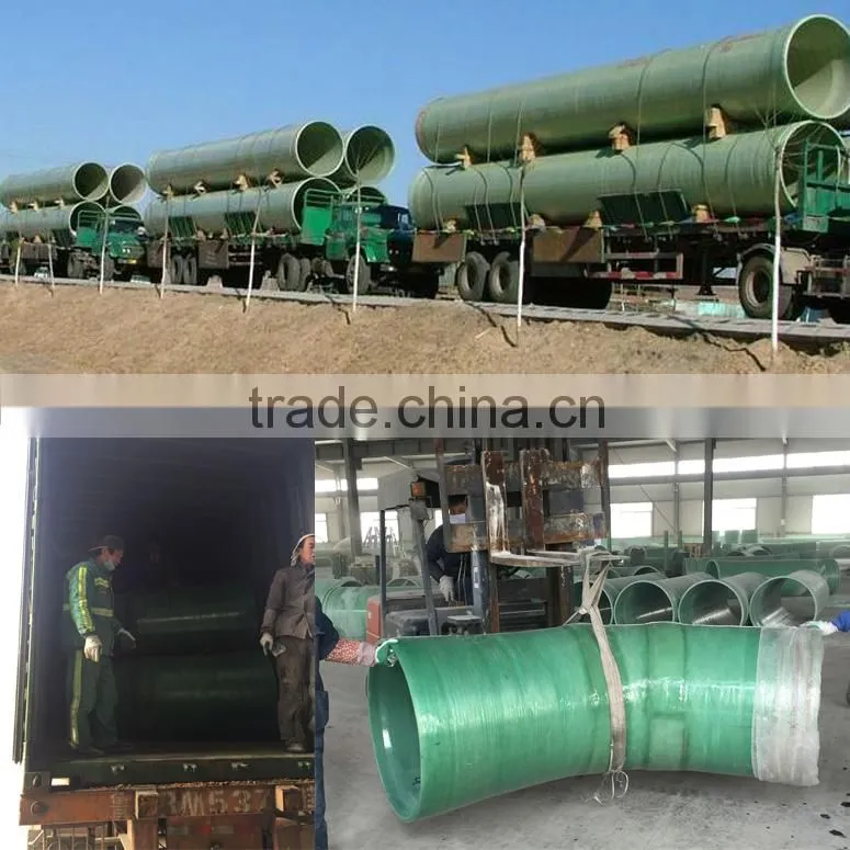 GRP Plastic Water Pipe Filament Winding Machine / Pipe Making Machine