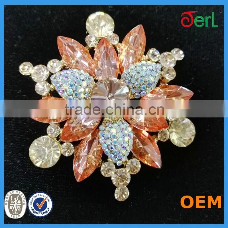 korean brooch,crystal Brooch,Rhinestone Brooch