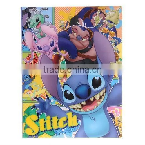 Fancy clear L shape file folder UV Printing