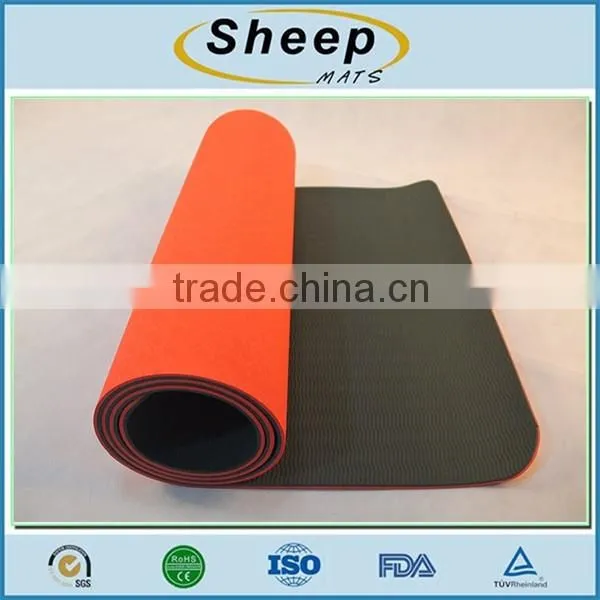 Eco-friendly anti slip fitness mat yoga mat for floor sports