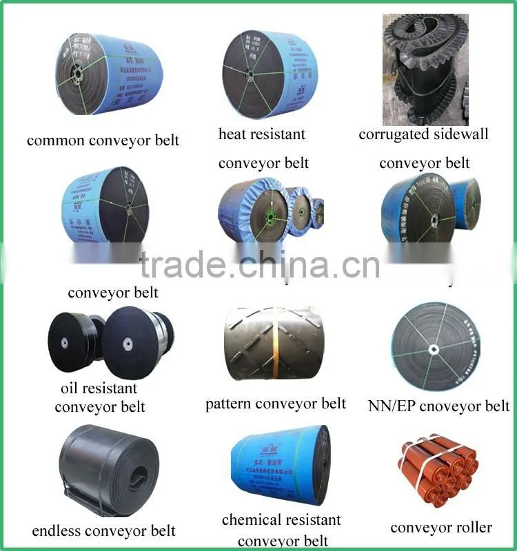chevron V rubber conveyor belt