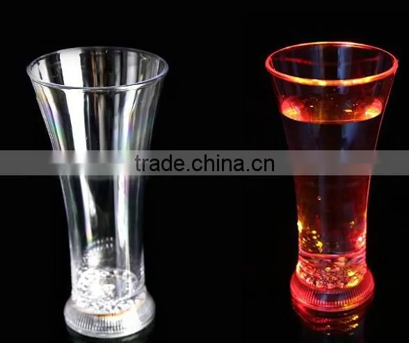 party KTV bar supplies Emitting luminescent glass goblet cocktail colorful flashing cup