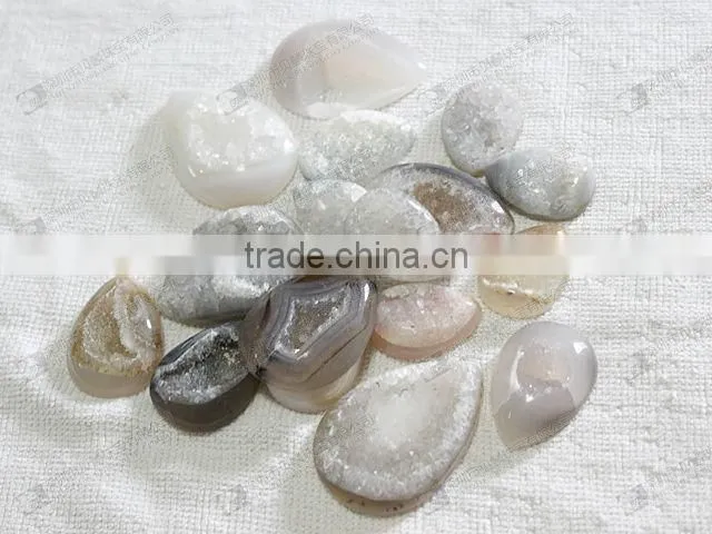 Agate druzy stones