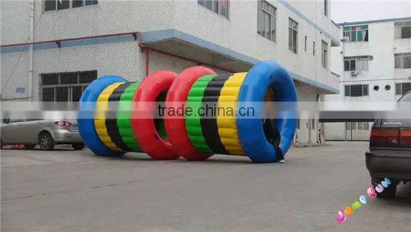 inflatable aqua roller made by PVC or TPU
