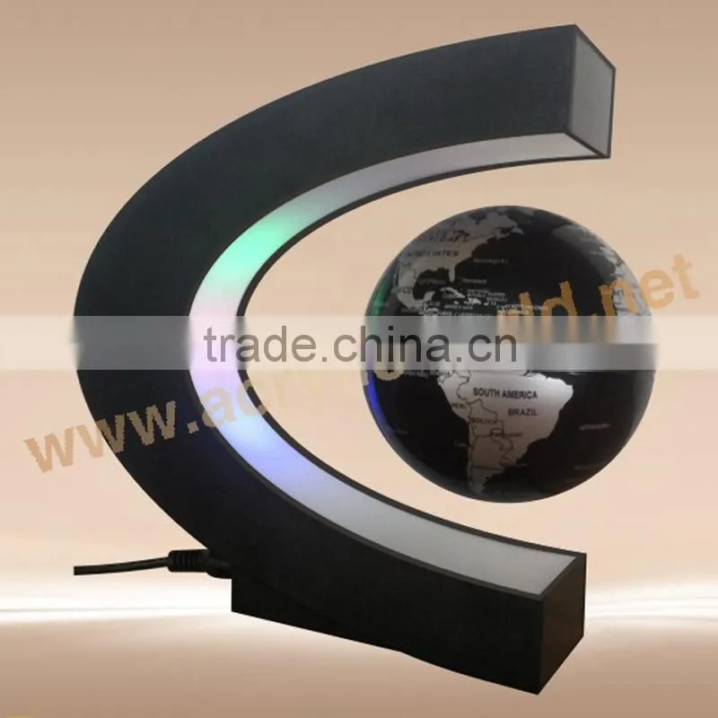 revolving magnetic display stand/magnetic floating globe display /floating shoe display