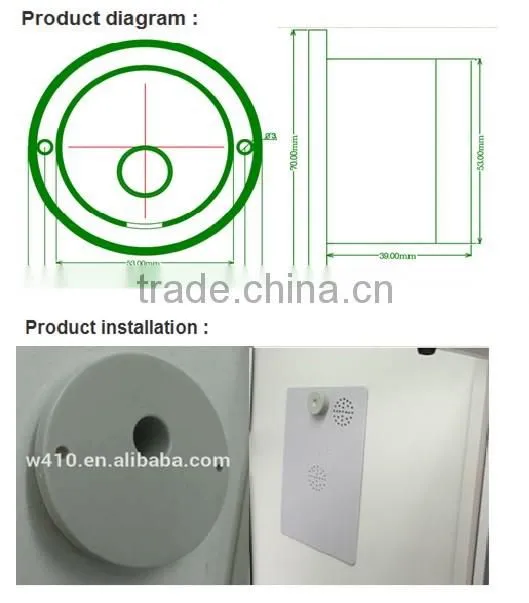 4-20mA air velocity transducer with measure range 0-5m/s