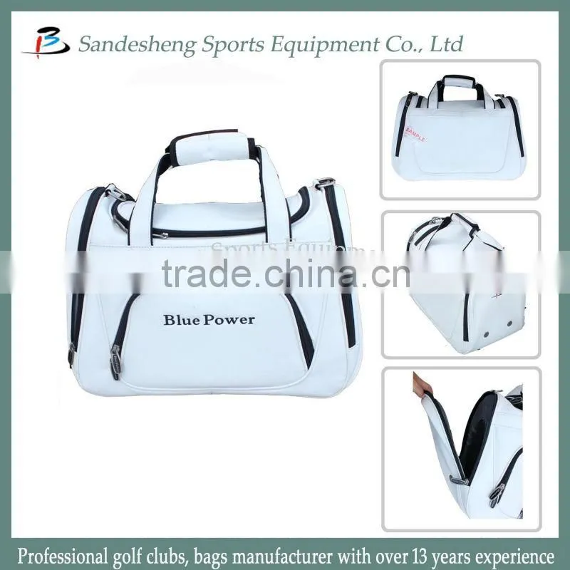 Golf Leather Boston Bag For Lady