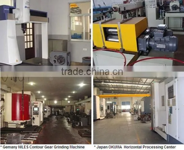 China Supplier GMC Series Compact Bevel Helical Gear Units Shrink Disk