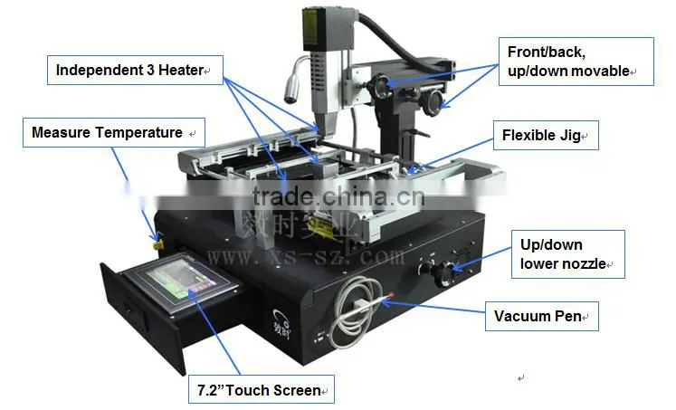 Shuttle Star Low cost laptop motherboard BGA VGA Chip Repair Machine RW-SP380II