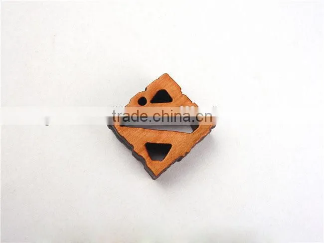 Dota 2 Blizzard custom keychain key rings wood carving keychain