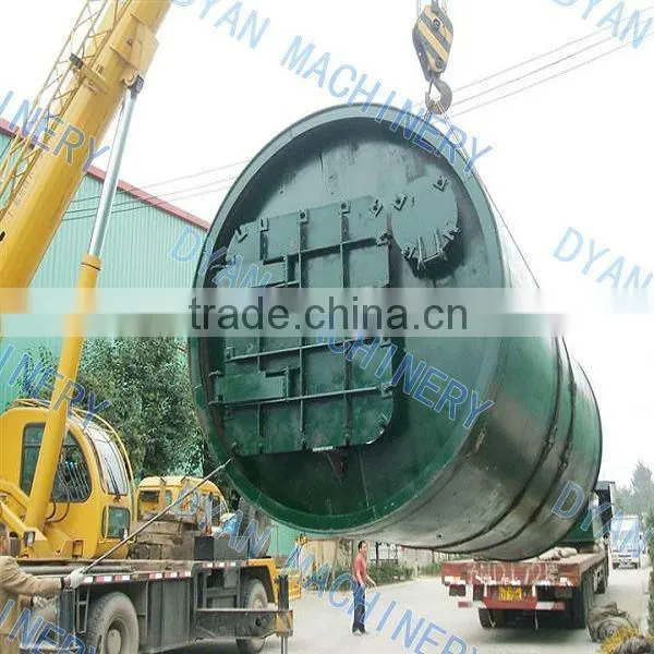 Waste Tire Fuel Oil Recycling Plant Pyrolysis Machinery