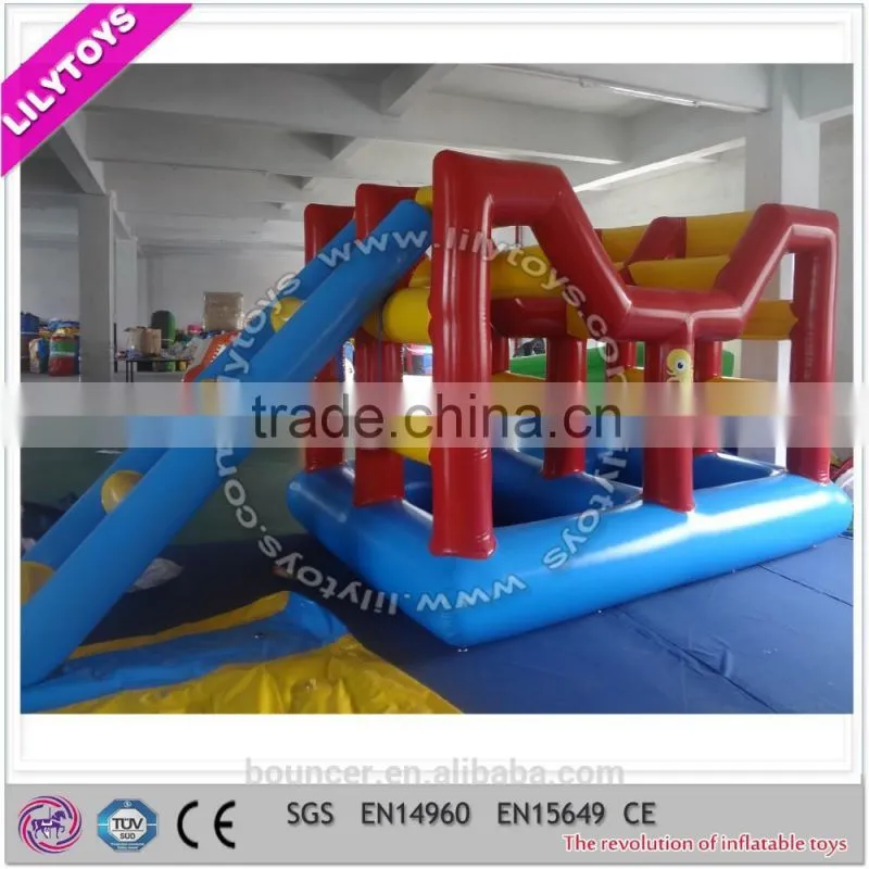 New design giant inflatable water toys,commercial inflatable floating water park equipment ,inflatable house for water games