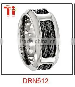 8MM Mens rings domed ring Tungsten Ring Koa Wood Inlay Titanium Strip Comfort Fit Wedding Band