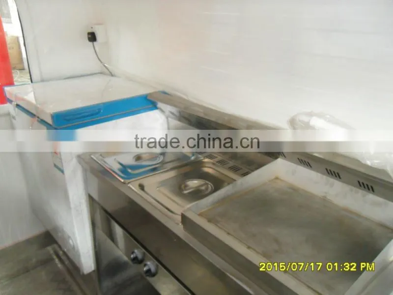 BBQ hot dog carts/french fry cart/food trolley cart for sale