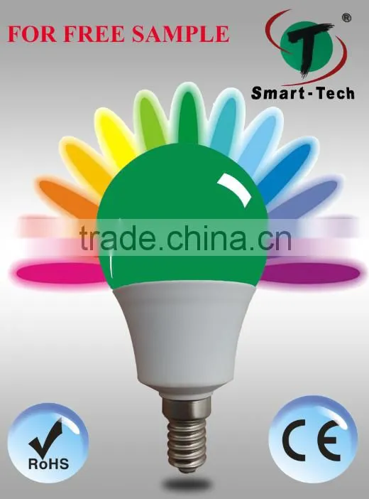IR remote control E14 3W 5W color changing rgb bulb light