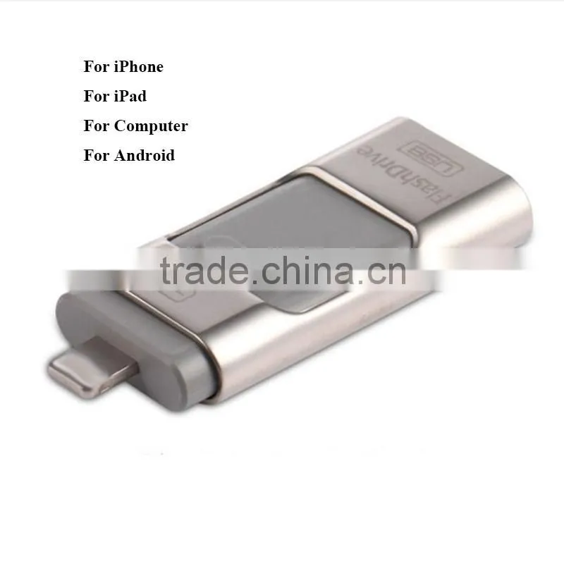 Pen drive HD memory stick Dual purpose mobile OTG Micro USB Flash Drive 16GB 32GB 64GB PENDRIVE For iPhone 6 6s Plus 5 5S ipad