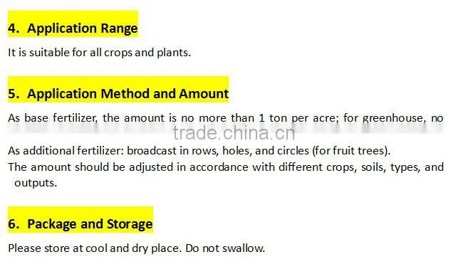 45% Bio Activator Organic Fertilizer