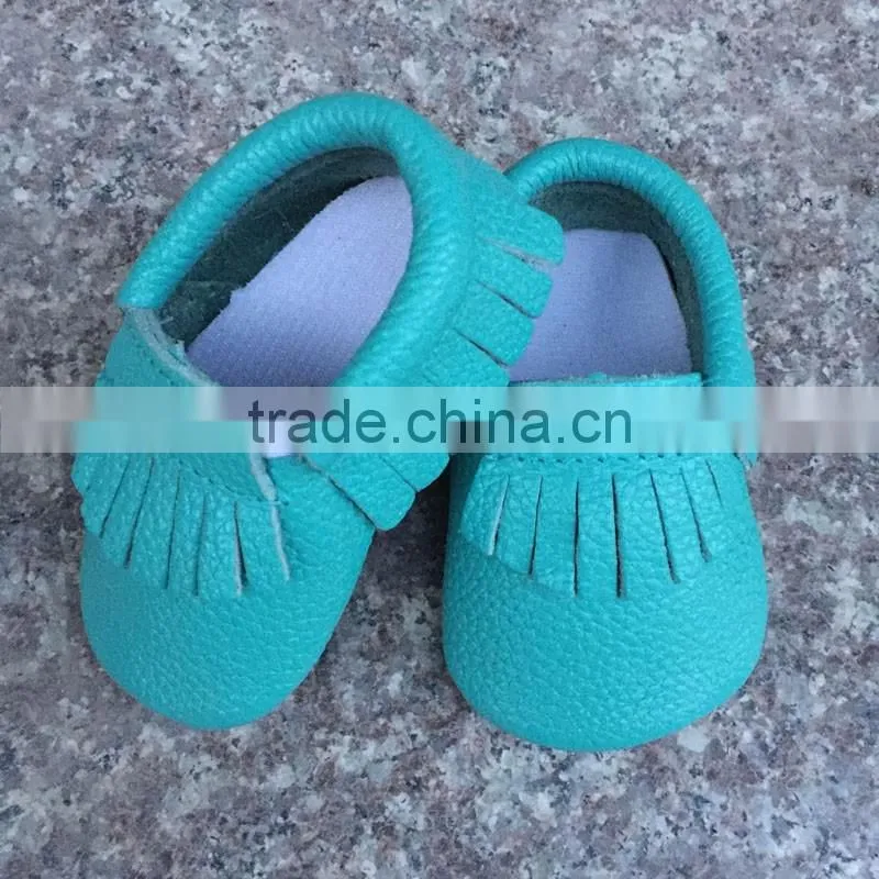 2017 Fashion First Walkers Baby Moccasins Soft Leather Shoes Baby Prewalker Tassels Kids Shoes