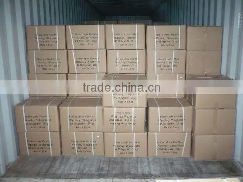 Carbonized split bamboo sticks stakes for flower nursery support