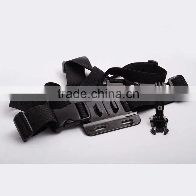 Black Gopro Chest Harness for Gopro Accessories