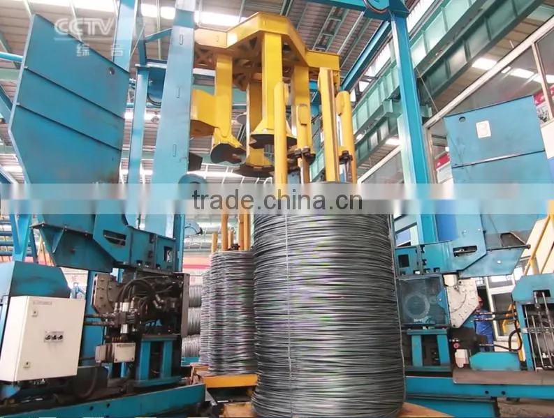 Cold ribbed steel wire production line