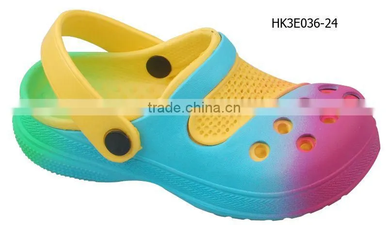 Hot sale Lovely kids plastic clogs,various design,custom logo accept.Welcome OEM