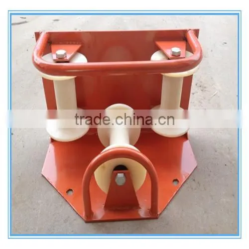 High speed turning aluminium cable pulley/High quality roller and axle