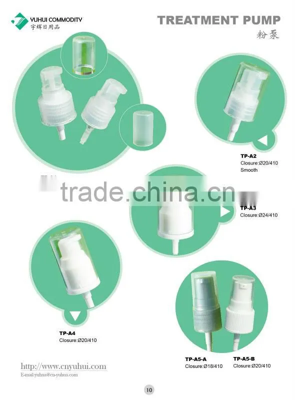 24/410 fine plastic cream pump dispensers for bottles with good quality and competitive price