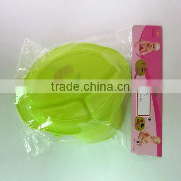 5pcs oval plate plastic unbreakable picnic set