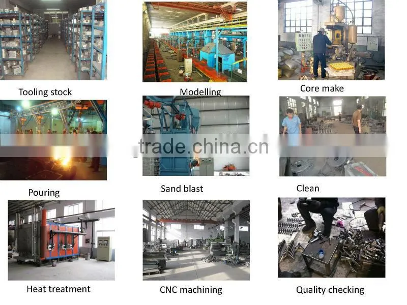 Resin sand casting auto wheel hubs