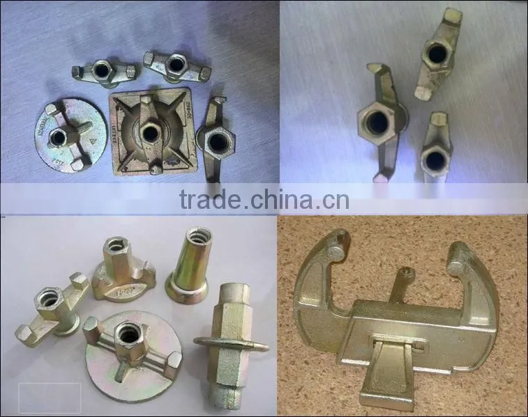 Tie Rod and Wing Nut Formwork