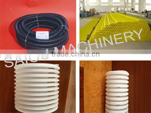 hdpe double wall corrugated drainage pipe machine line