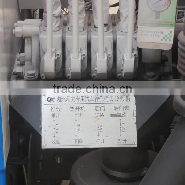95 hp 4*2 DONGFENG mini garbage compactor 4 m3