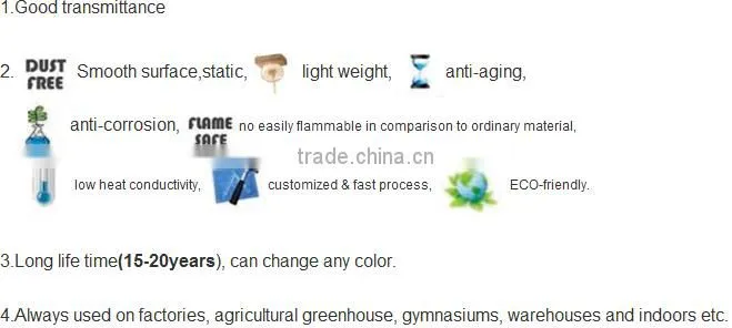 color stability,anti-corrosive FRP corrugated roof sheet