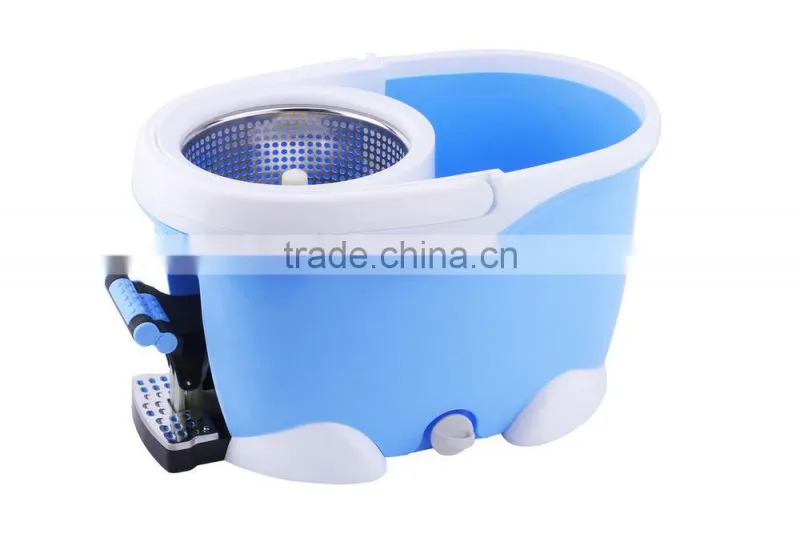 vivinature portable 360 magic spin mop with two wheels