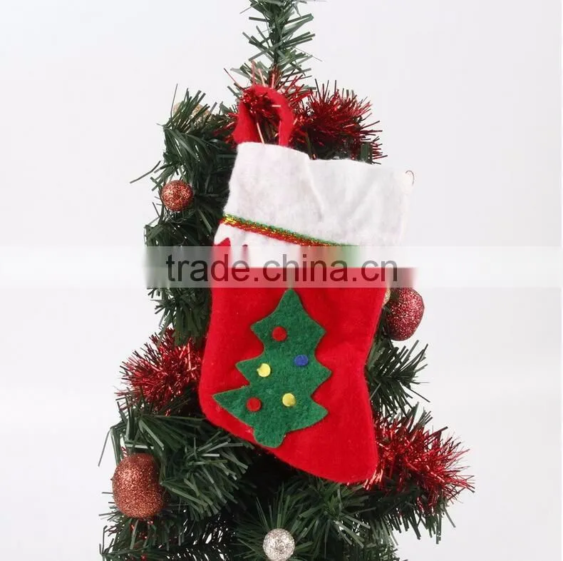 Christmas non-woven fabrics little socks Christmas socks pendant The Christmas tree decorations pendant