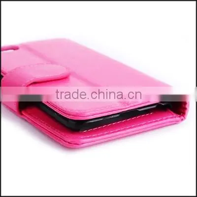 Wholesale flip leather case,leather phone wallet case for iPhone 6