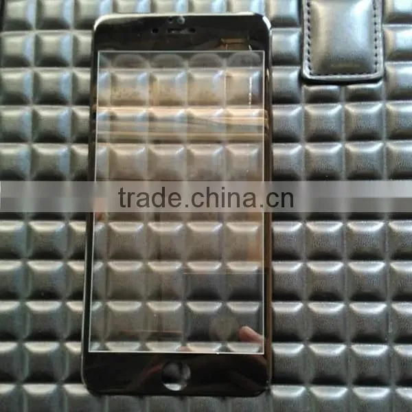 Glossy carbon fiber tempered glass screen protector for iPhone 6